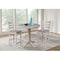 International Concepts 36 in. Round Extension Dining Table with 2 Emily Counter Height Stools - 3 Piece Set K09-36RXT-27-S6172-2 - alternate 1